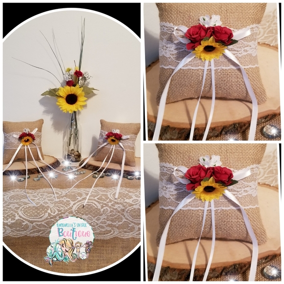 Burlap Rose's and Sunflower Wedding - Picture 5 of 8